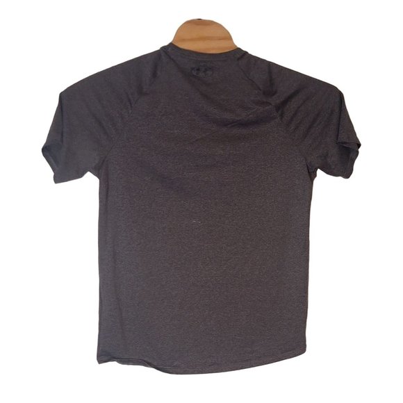 Under Armour The Tech Tee Gray Moisture Wicking Polyester Shirt Size Medium - Picture 3 of 6
